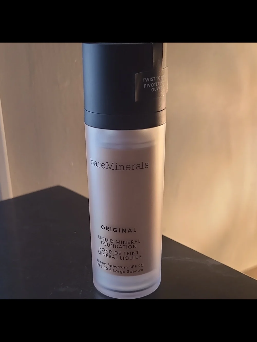 bareMinerals Original Liquid Mineral Foundation Soft Medium SPF 20 1 oz